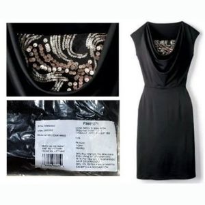 Cute little black gold sequin dress